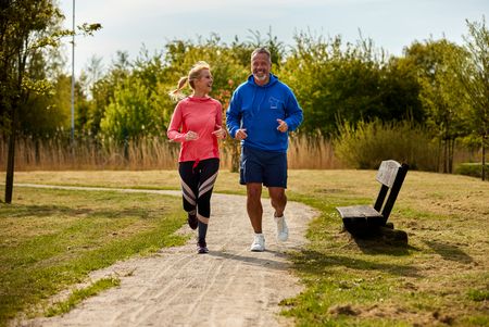 Lauf durch die Natur