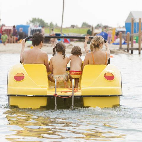 Tretboot fahren