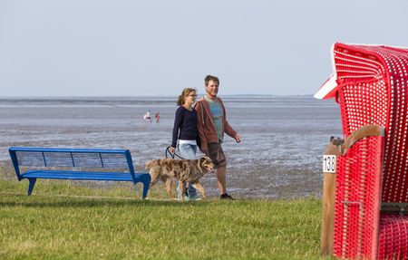 Spaziergang am Grünstrand