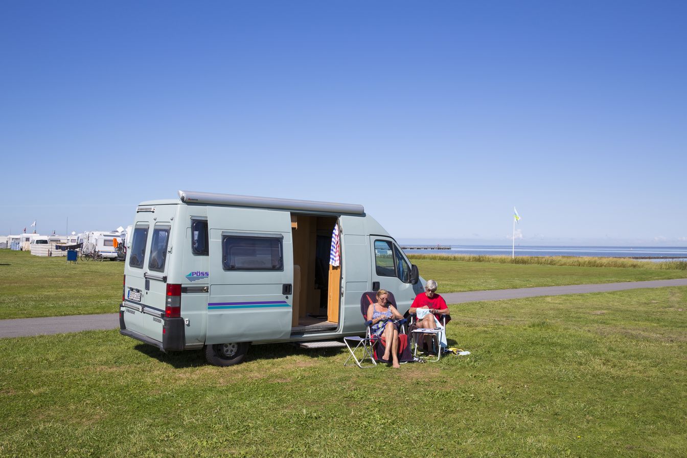 Campingplatz am Strand